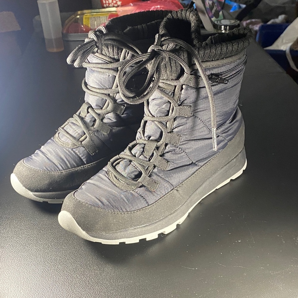 CHEEKS Fit Body Men's Blue Black Insulated Boots pocket padded 505510